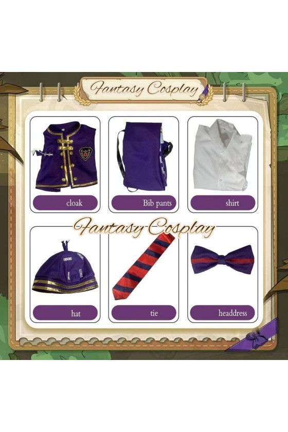 Identity V Painter Edgar Valden Turpentine Cosplay Costume